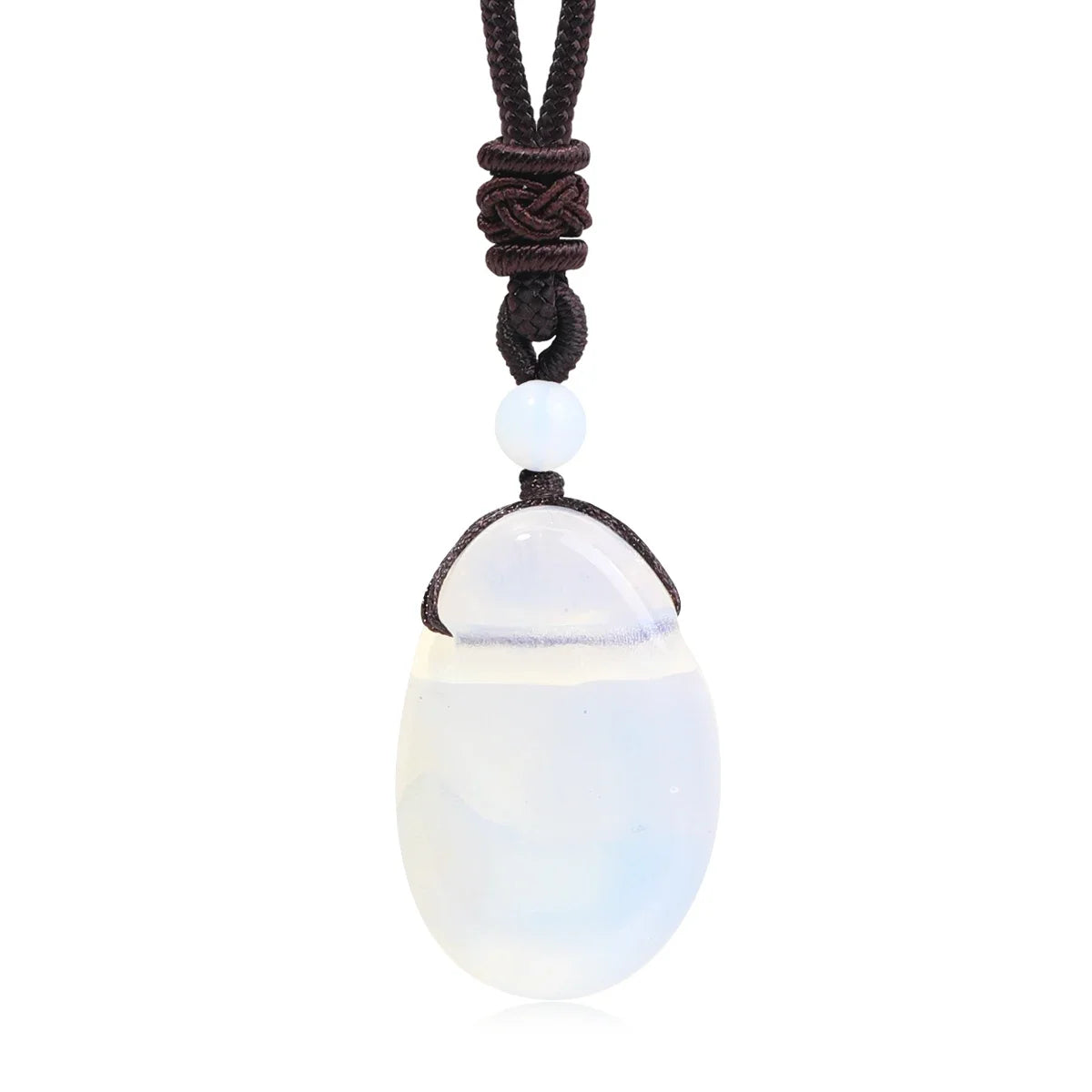 Hemasa Natural Gemstone Amethyst Rose Quartz Clear Quartz Necklace Pendants For Men And Women Health Wealth jewelry