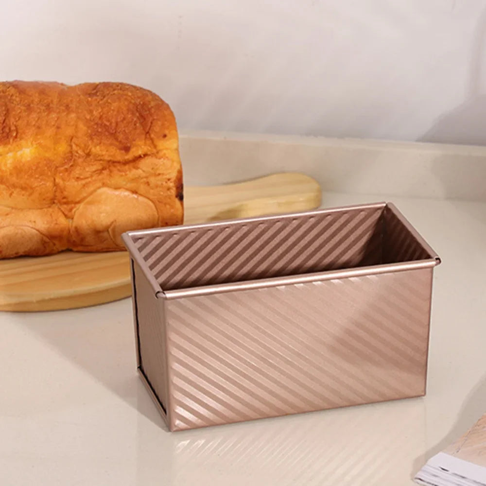 Hemasa 1Pcs Non-Stick Loaf Pan with Lid for Baked Bread - Oven Safe Bakeware for Home Kitchen