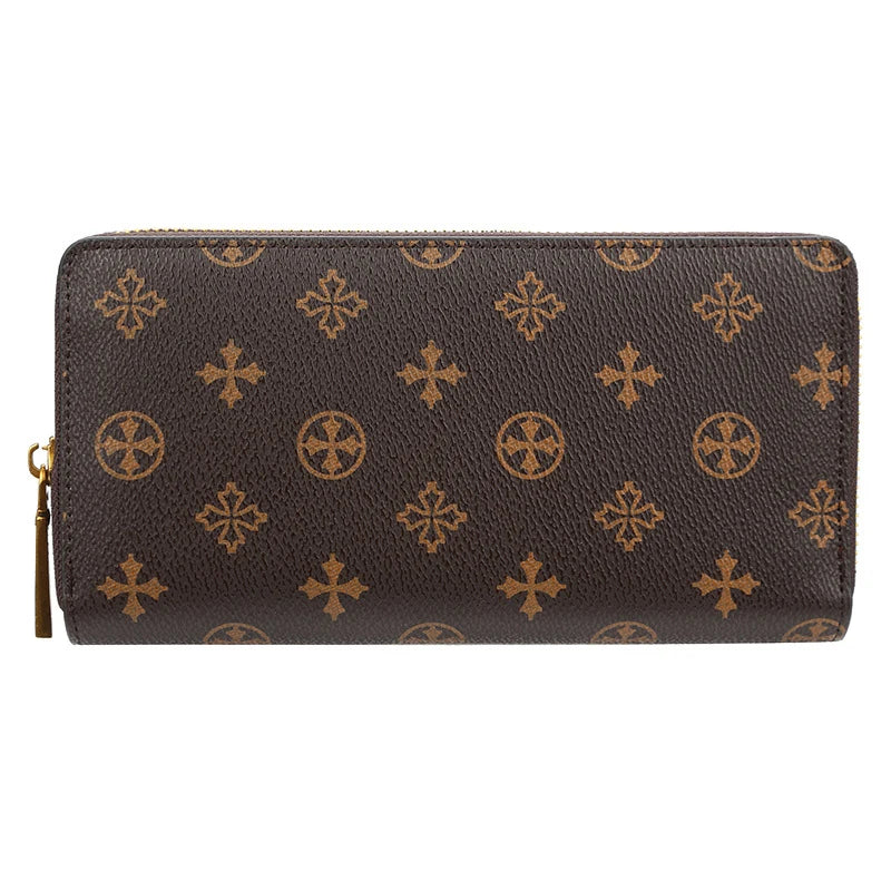 Luxury Designer Women's Wallets High	Quality Long Clutch Bag Card Holders Purses for Women Leather Wallet Zipper Dropshipping