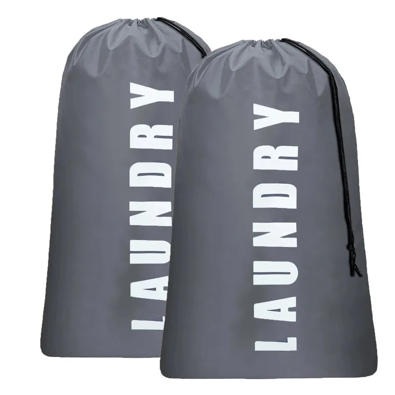 2 Pack XL Laundry Bag, Machine Washable Dirty Clothes Organizer, Large Enough to Hold 4 Loads of Laundry