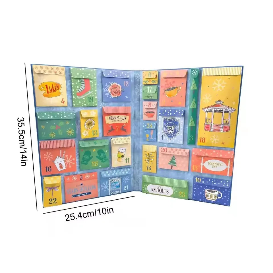 Christmas Advent Calendar 2025 Christmas Gilmore Girls The Official Advent Calendar Decoration Calendar Surprise Christmas Gifts