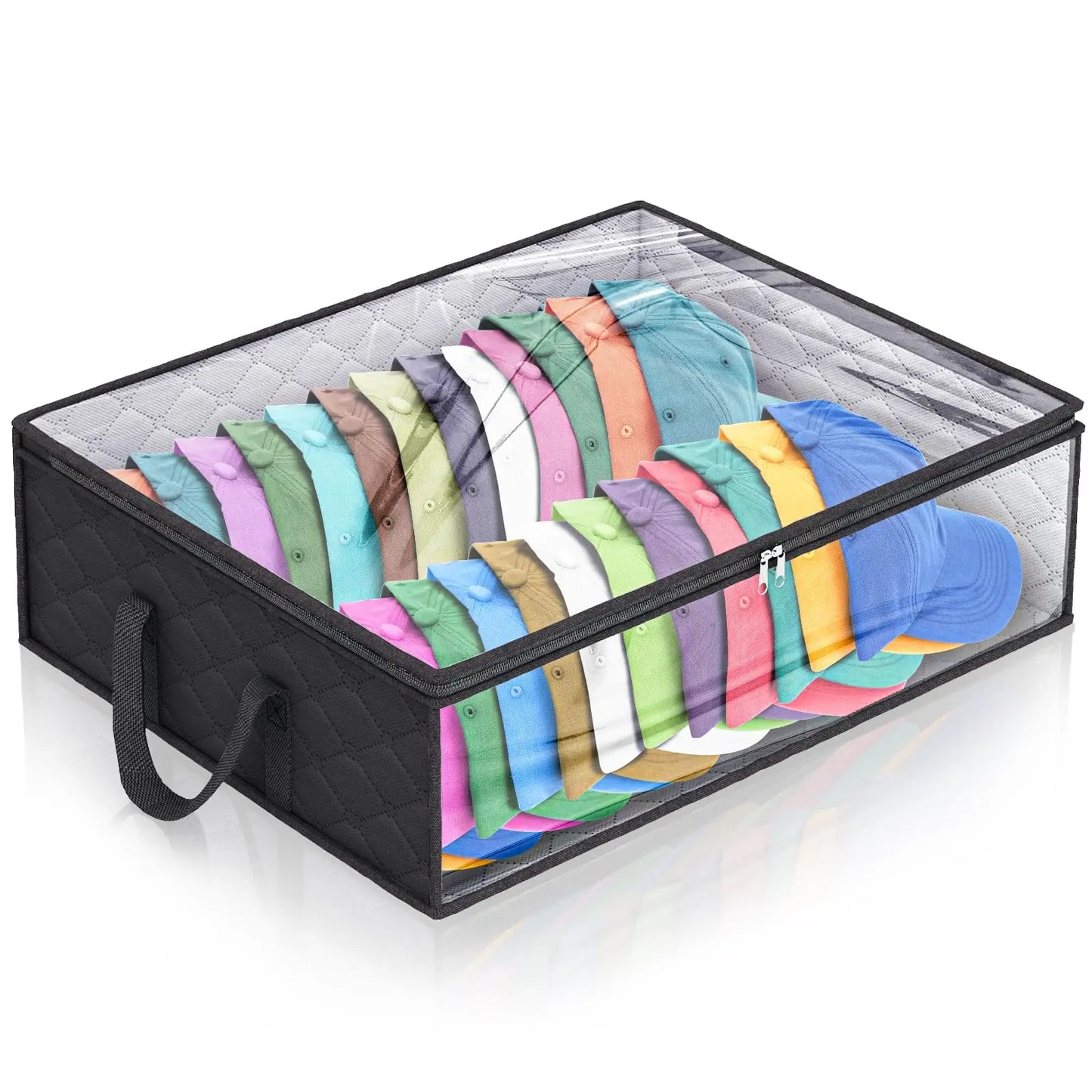 Hat Storage For Baseball Caps Organizer With 2 Sturdy Handles Hat Storage Bag For Books And Clothing Toys Storage Organization