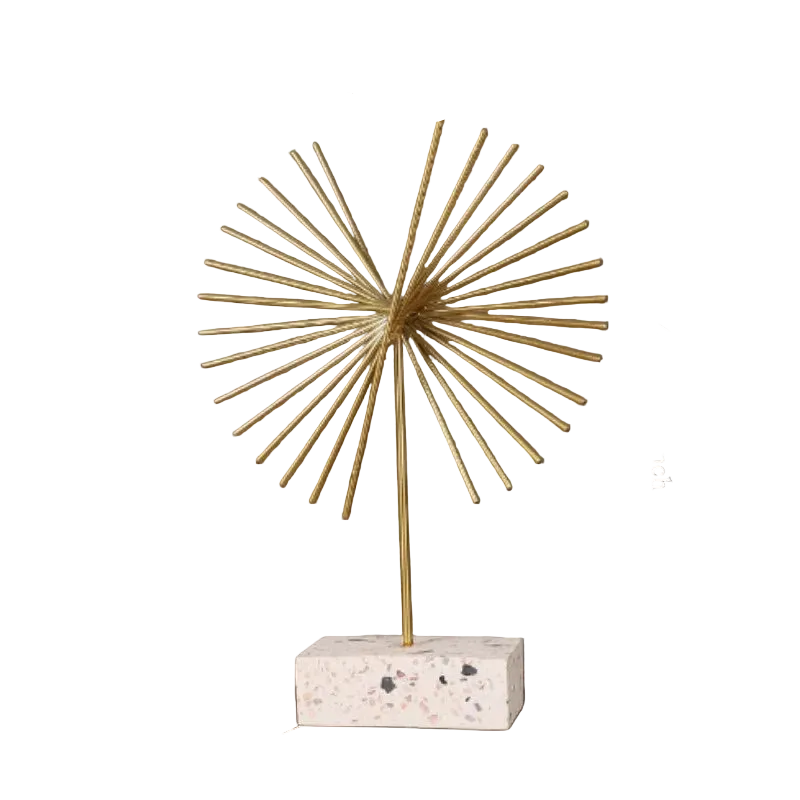 Hemasa Nordic Simple Metal Abstract Art Ornaments Porch Living Room TV Cabinet Office Desktop Creative Home Decoration