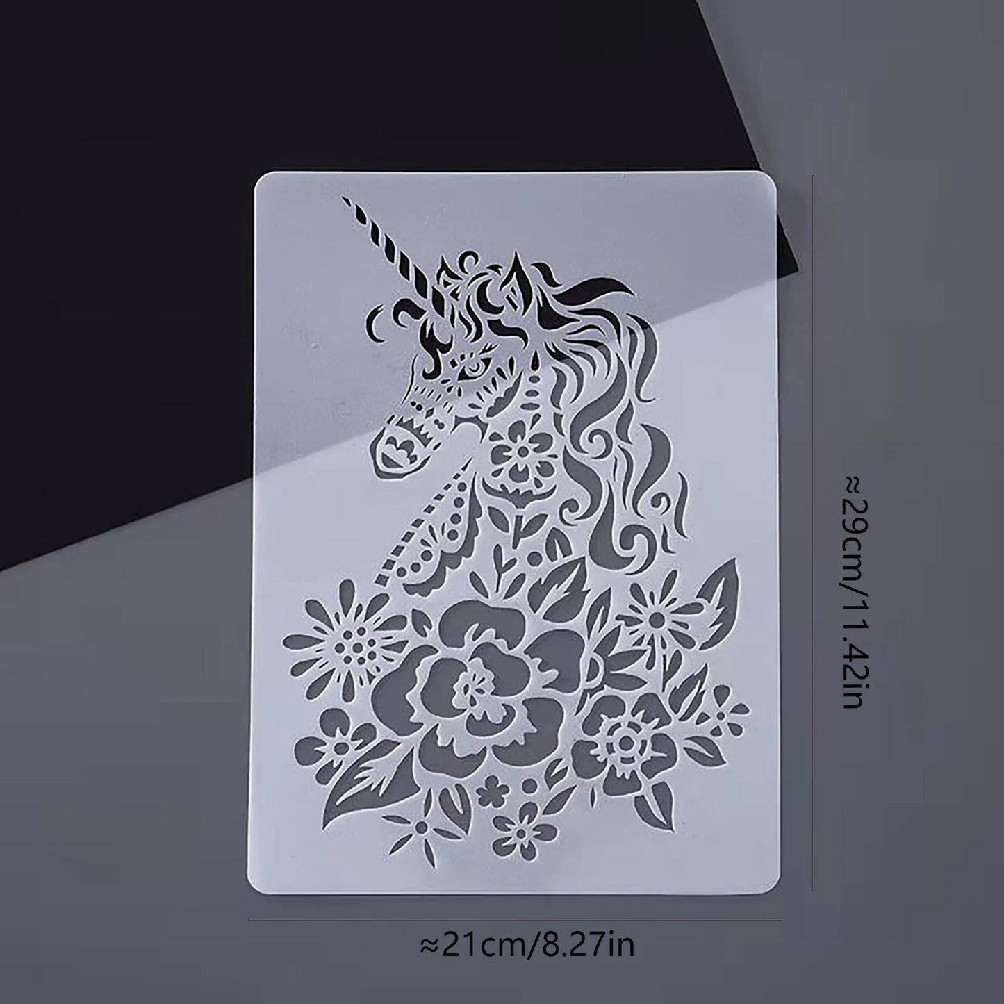 5pcs11*8in Hollow Painting Template, Creative Animal Airbrush Printing Plate, Scratch Painting Template