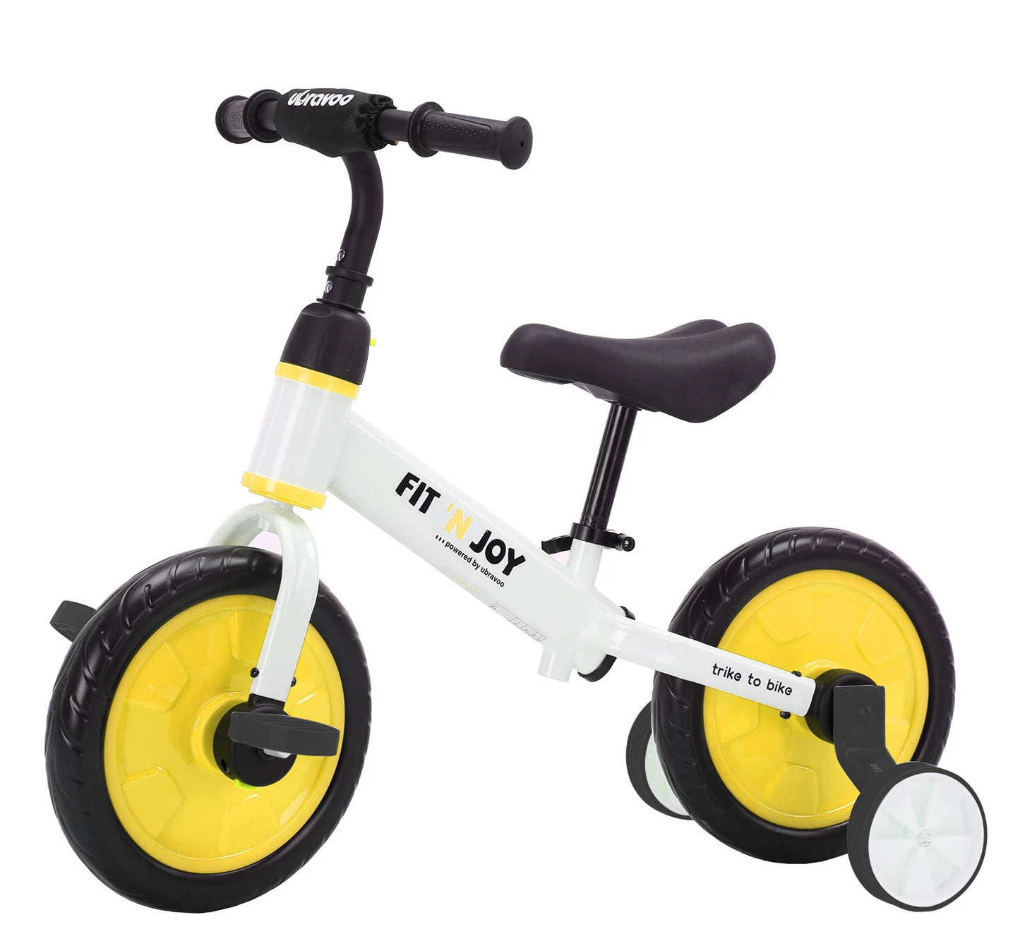 Toddler Training Bicycle for Boys Girls 2-4, 4-in-1 Kids Balance Bike with Pedals & Training Wheels