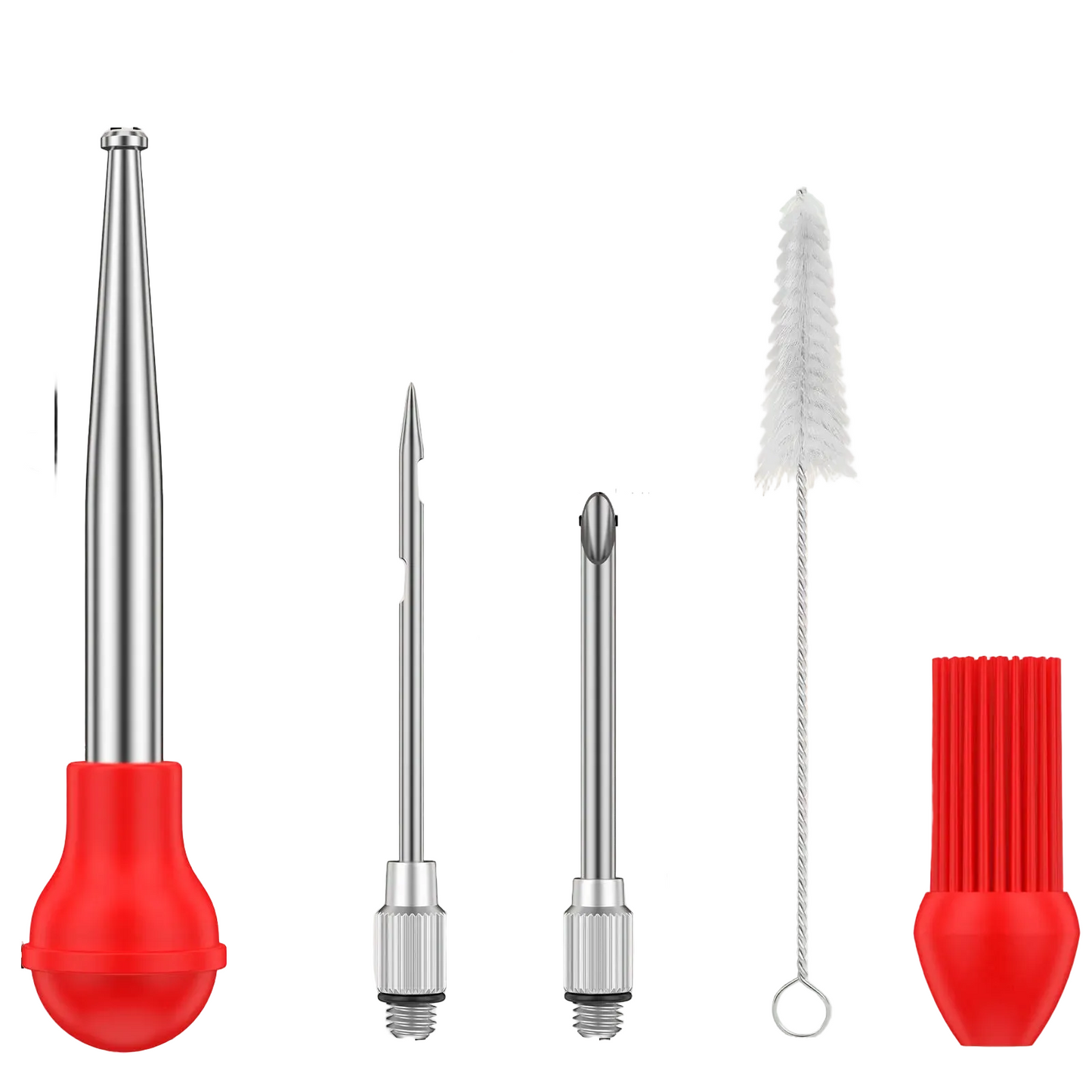 Seasoning Sauce Injection Pump BBQ Meat Syringe Turkey Chicken Squirt for Home Kitchen Cooking Marinade Tool Injection Dropper