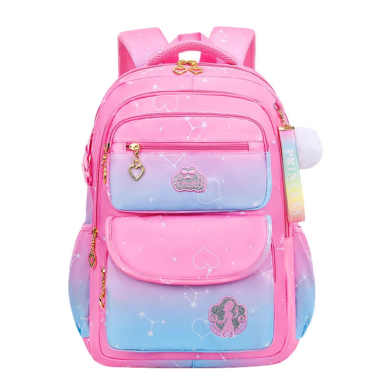 Hemasa Youth School Backpack for Women Pink Backpack for Kids Primary Girl School Bag Waterproof Back Pack Children Back to School Gift