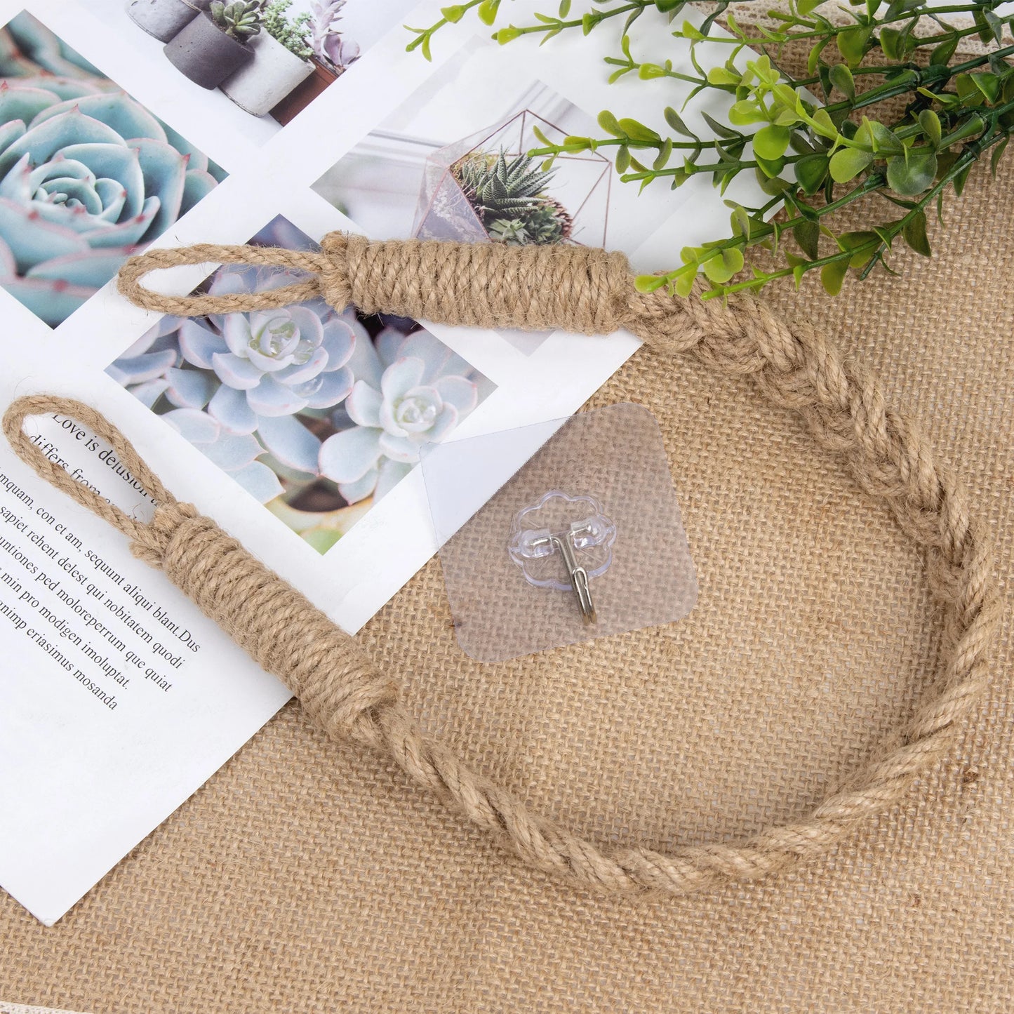 Macrame Curtain Tiebacks Hemp rope weaving Home Decoration Accessories Decorative Curtain Rope  Aurtain  Boho Home Decor