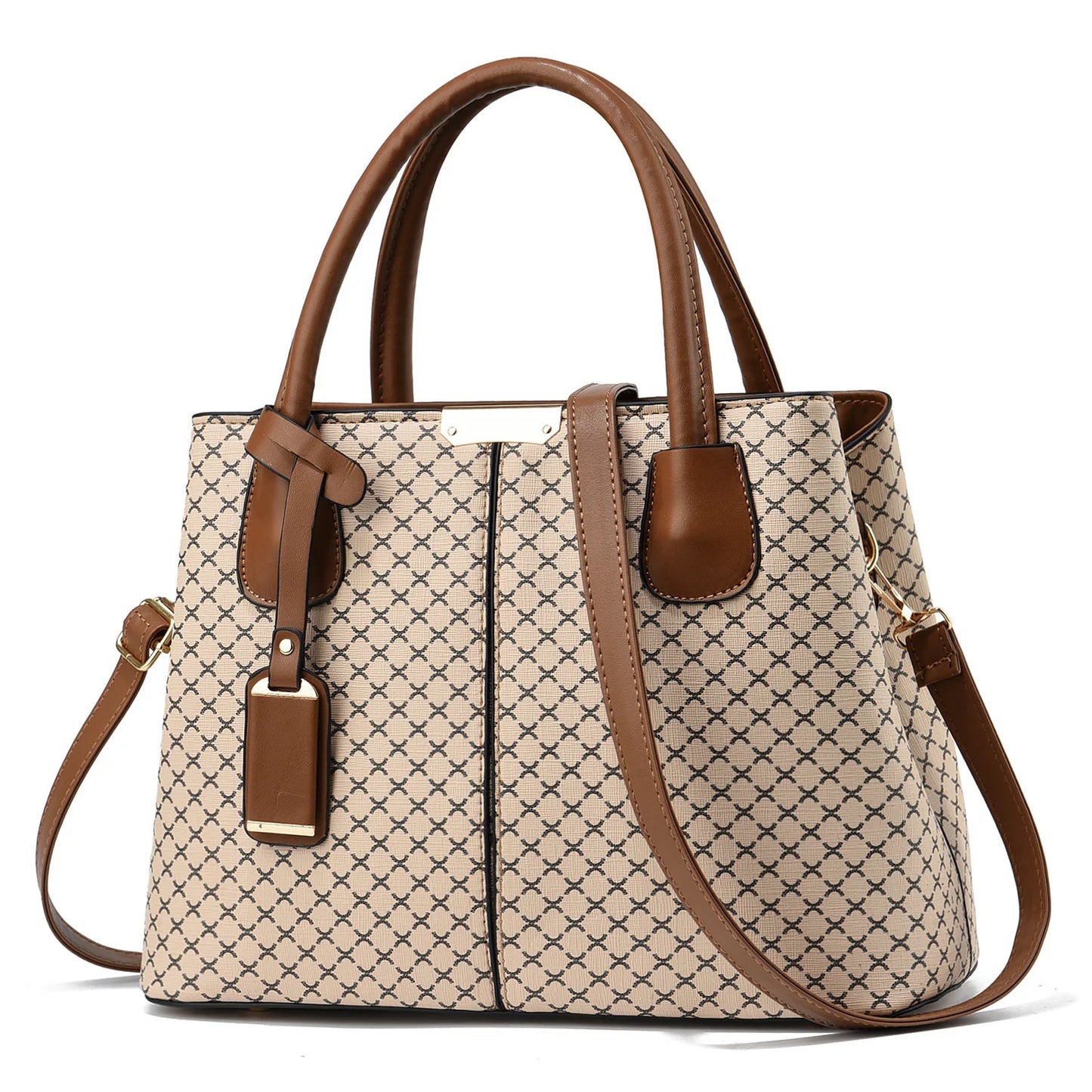Hemasa printed women's handbag, temperament fashion texture, shoulder crossbody bag