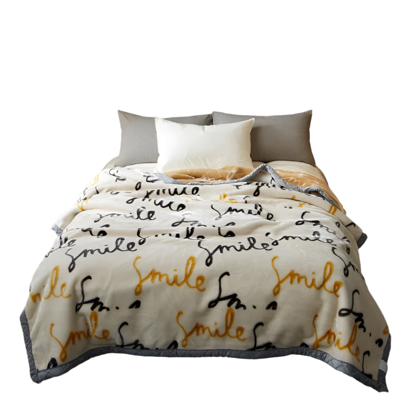 Hemasa New Flower Pettern Pluffy warm blanket 150/180/200cm