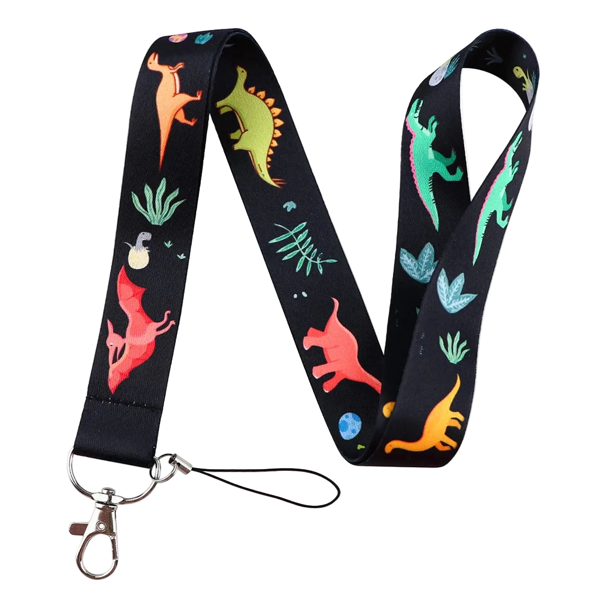 Tejesa Dinosaurs Credential Holder Lanyards for Keys Neck Strap ID Card Keychain Cell Phone Straps Keyring Accessories Boys Gifts