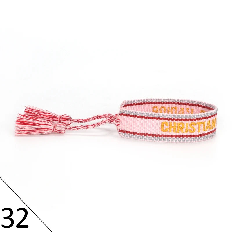 Woven Friendship Bracelets Adjustable Cotton Rope Cord Hand Made Christian Jewelry Bracelet