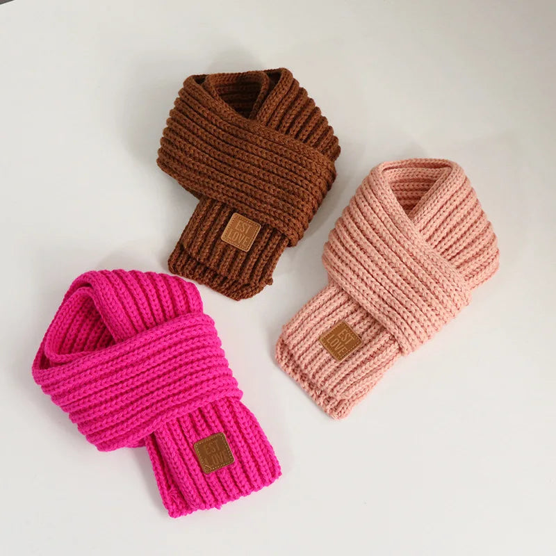 1-12years old Boys Girls Scarf Warm Winter Autumn Kids Collar Scarf Neck Warmer Children Scarf 1-12Y