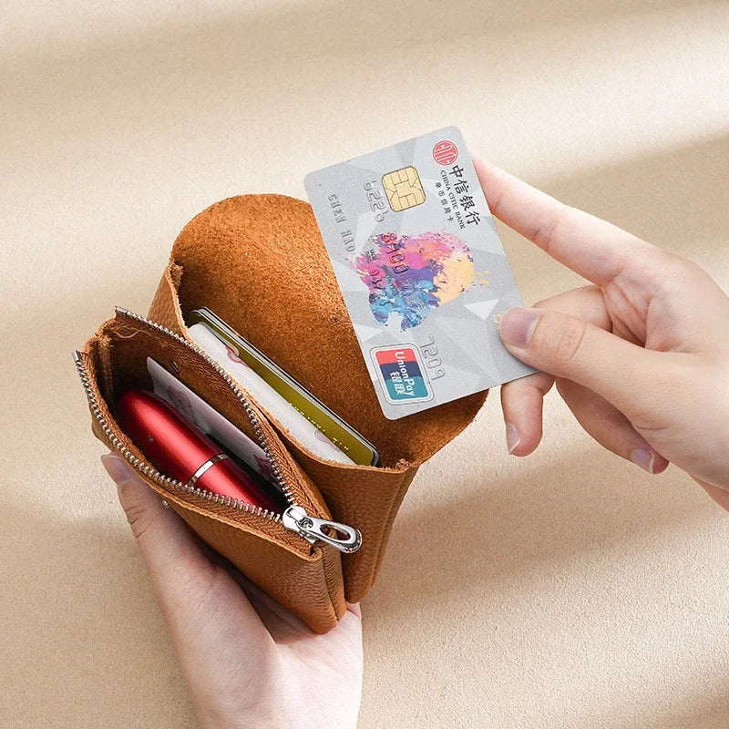 Hemasa Single/double Layer Money Wallet ID Credit Card Holder Keys Earphone Storage Bags