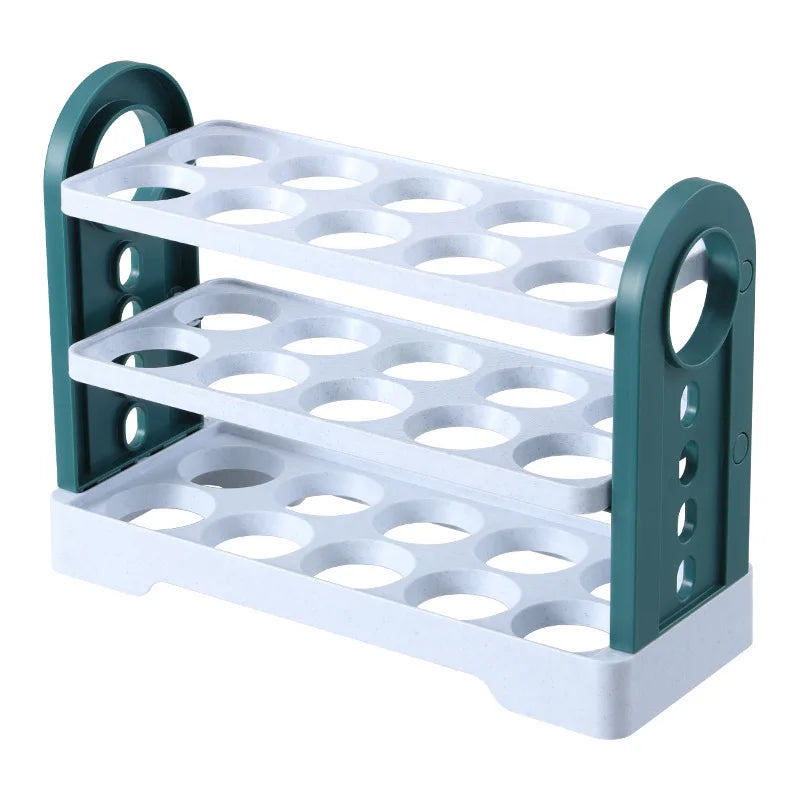 Tejesa Egg Storage Box Side Door of Refrigerator Storage Organizer Kitchen Reversible Special Egg Storage Tray Kitchen Accessories