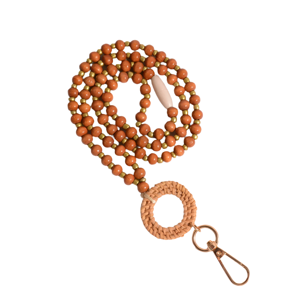Hemasa Wooden Beads Lanyards  Gift for Teachers /Women