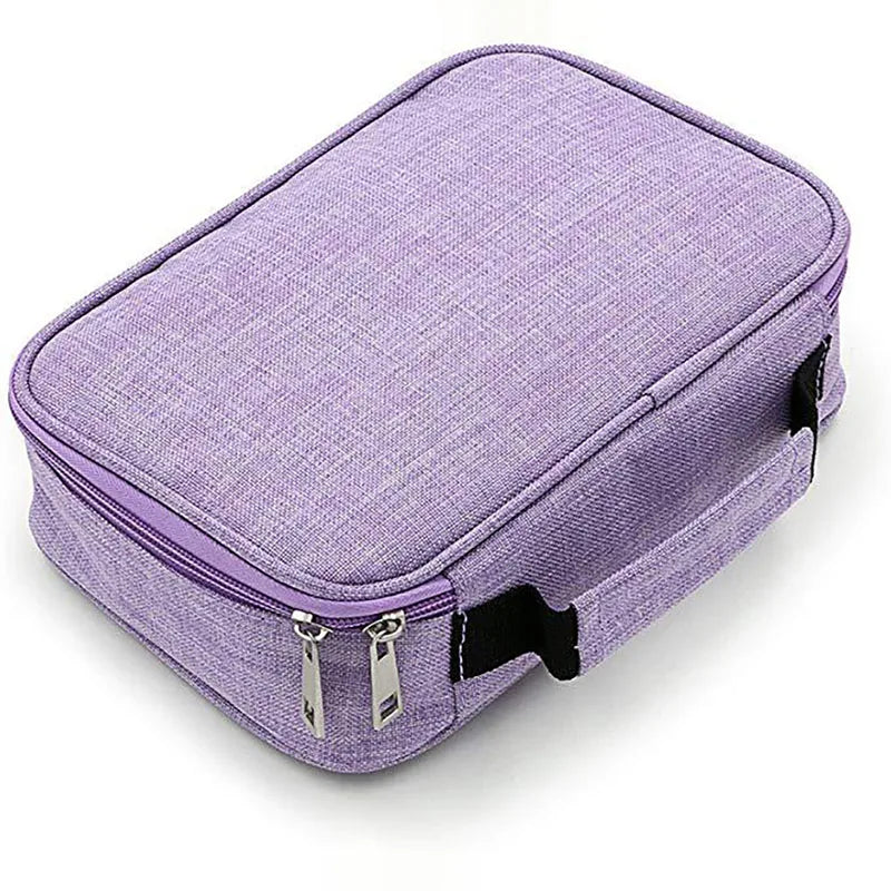 Pencil Case, 72 Slots Multifunctional Large Capacity Pencil Case Pencil Pouch with Zipper Inner Pocket for Small Accessories