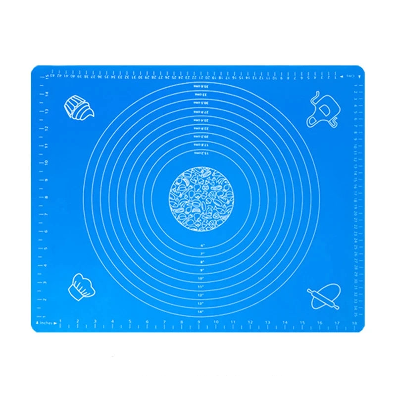 Tejesa 70/64/40Cm Silicone Kneading Dough Mat / Nonstick Cookie Cake Baking Mat /Fondant Pizza Biscuit Rolling Pad