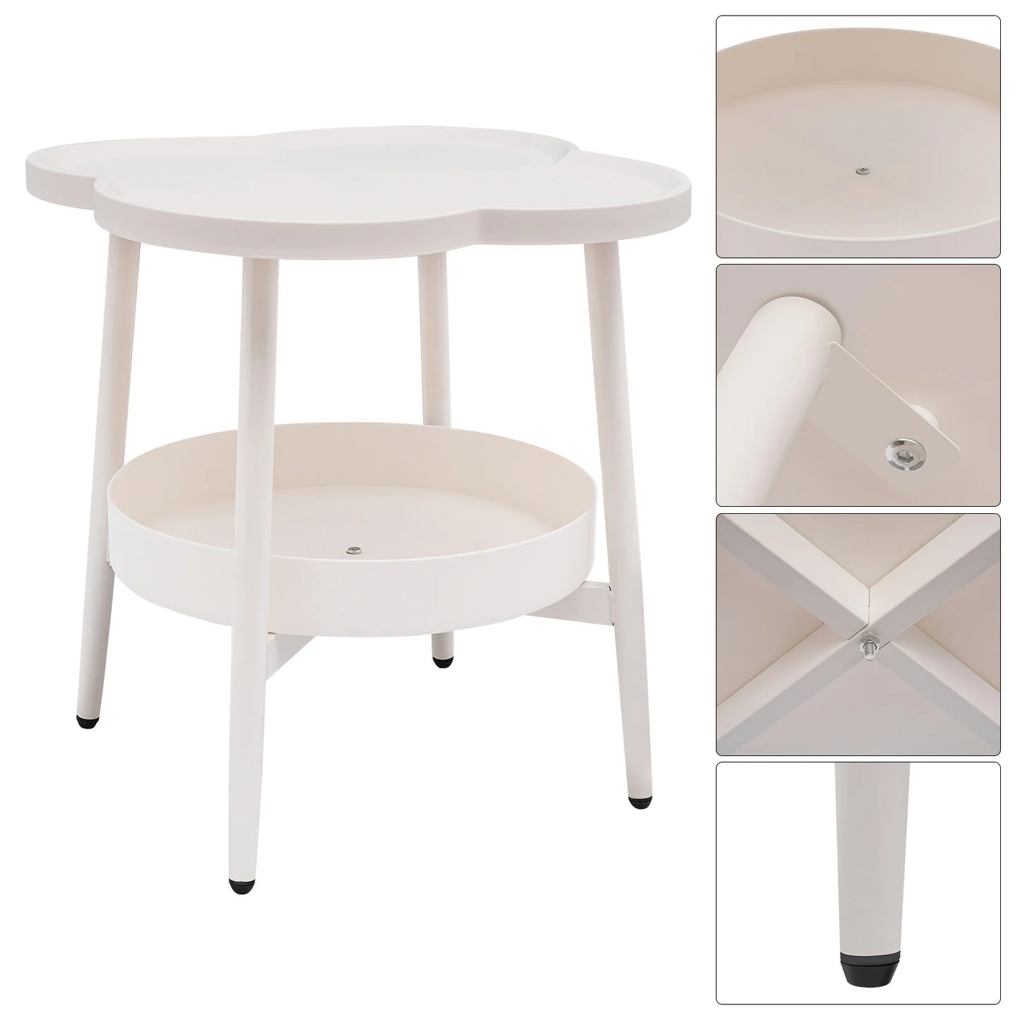 50*50cm Modern End Table Coffee&Tea Table Sofa Side Snack Table