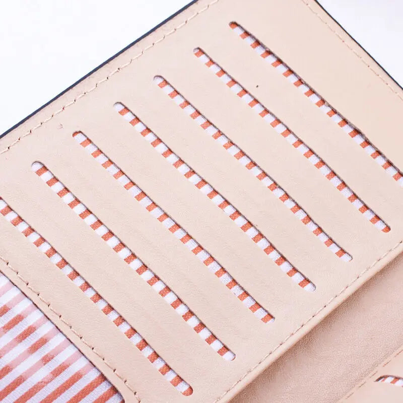 Hemasa Women Wallet Lady Clutch Leather Frosted Tassel Female Wallets Long Length Card Holder