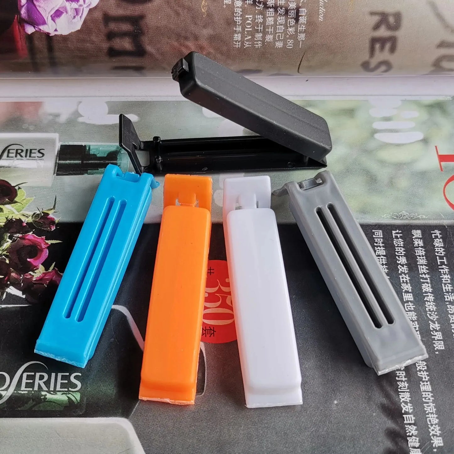 Hemasa (50pcs)Creative Food Preservation Bag Clip, Moisture-proof Sealing Clip, Plastic Sealing Clips