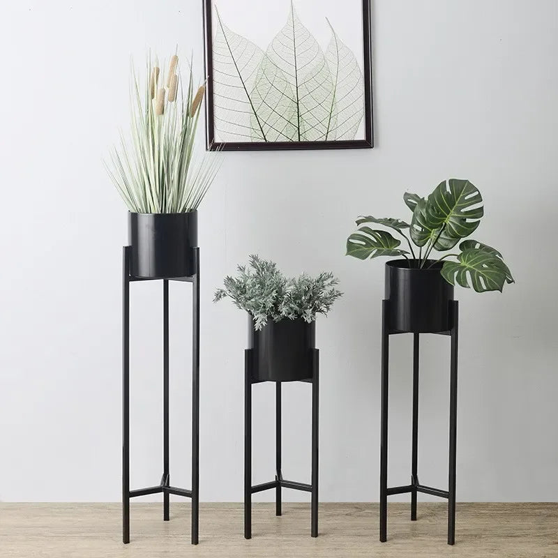 Wall decoration display rack modern flowerpot plant bracket iron indoor potted home decoration flower rack metal