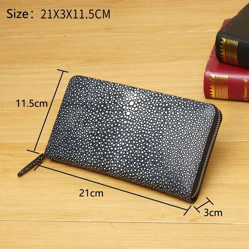 Hemasa wallet men's briefcase High-quality real cowhide envelope clutch bag Large capacity real leahter men's bag