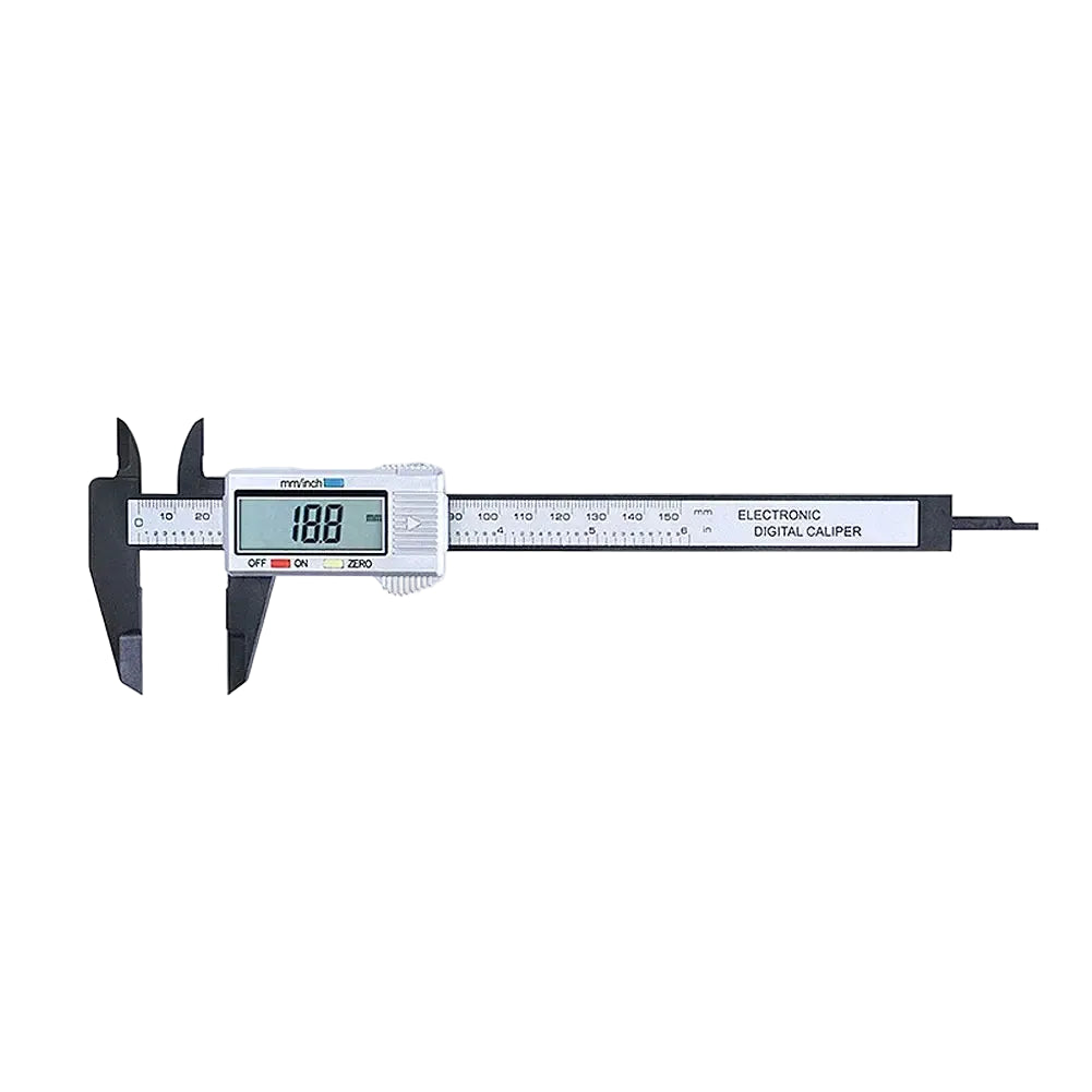Tejesa 150mm 100mm Electronic Digital Caliper Carbon Fiber Dial Vernier Caliper Gauge Micrometer Measuring Tool Digital Ruler
