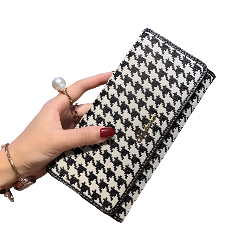 Hemasa Women's Long Leather  Wallet Large-capacity Phone Handbag Card Holder