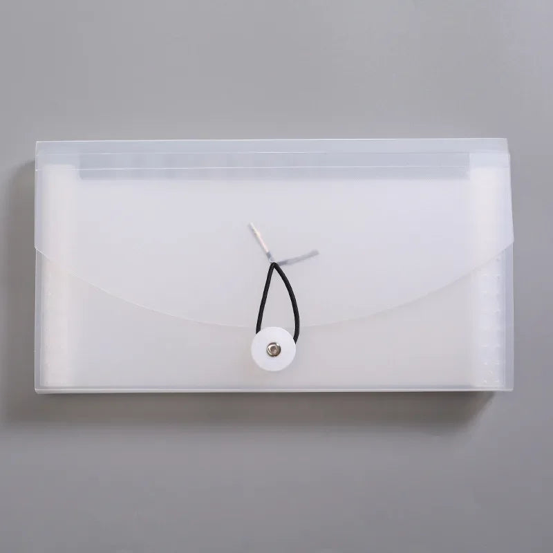 B6 PP File Folder Document Bag Receipt File Expanding Wallet Bill Folder 13 Pockets Card Ticket Holder Organizer Office Supplies