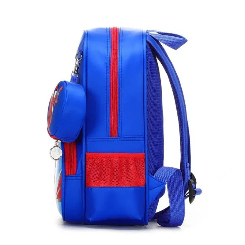 Marvel SuperHero Children's Backpack Kindergarten Kids Cartoon Captain America Iron Man Printed Large Capacity Storage Schoolbag