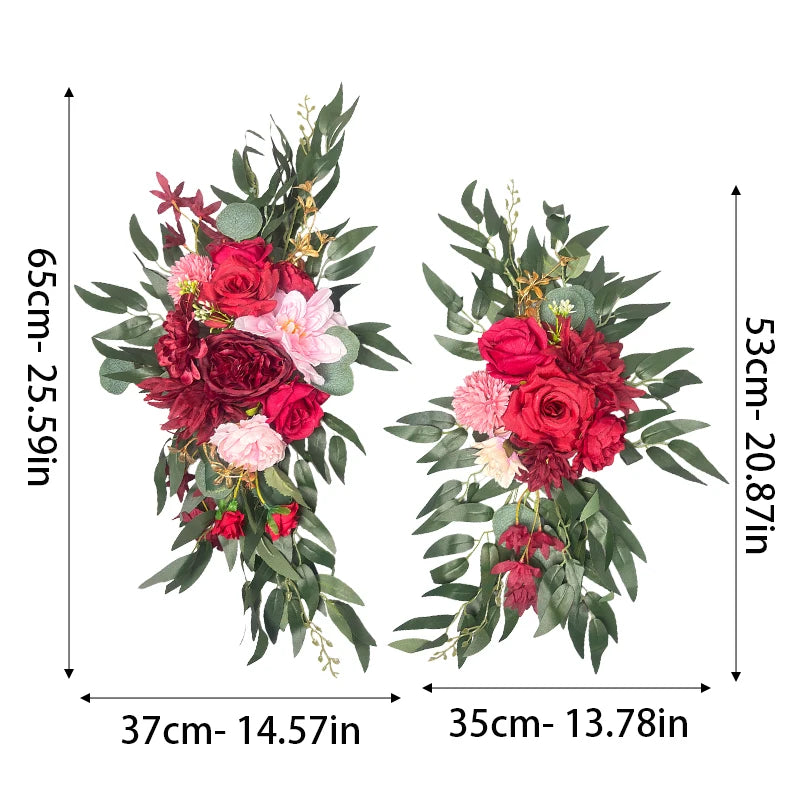 Tejesa Artificial Flower Arch for Home Decoration/Wedding/Festival/Hotel and Auditorium