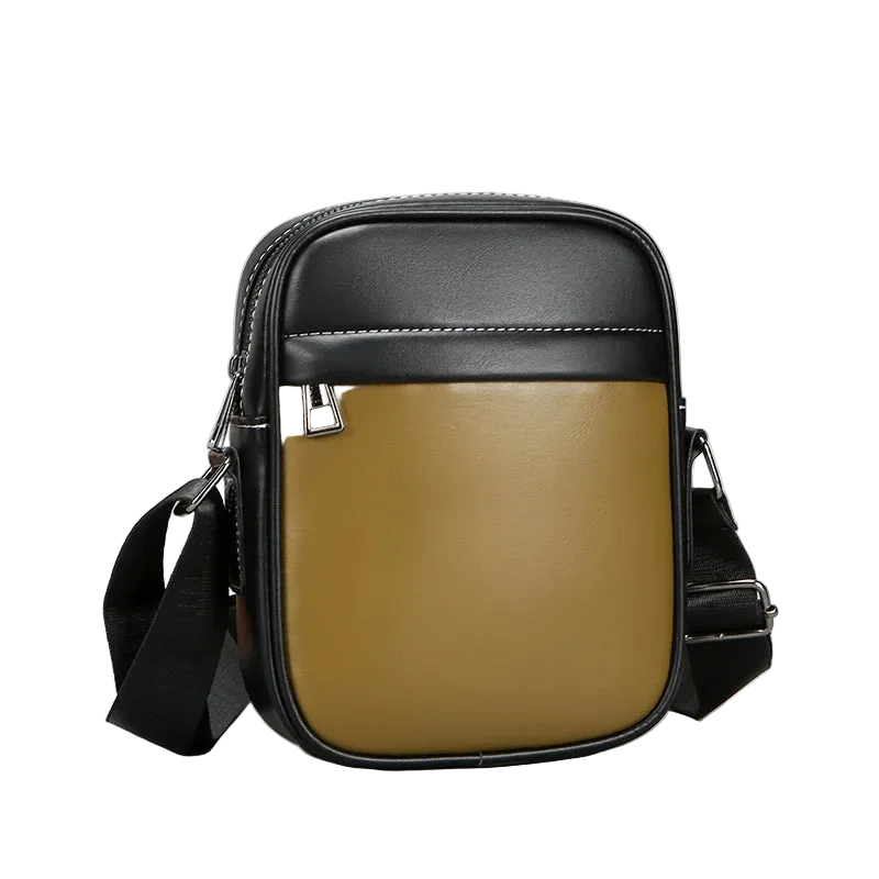 Tejesa Soft PU Leather Male Small Shoulder Bag /Men's Handbag