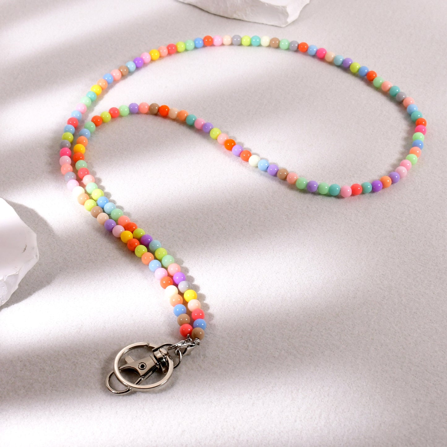 Beaded Lanyards For ID Badges, Beaded Lanyard For Women, Lanyards For Keys, Teacher Lanyard For ID Badges And Keys, Beaded Lanyard For School Student Nurse Gift