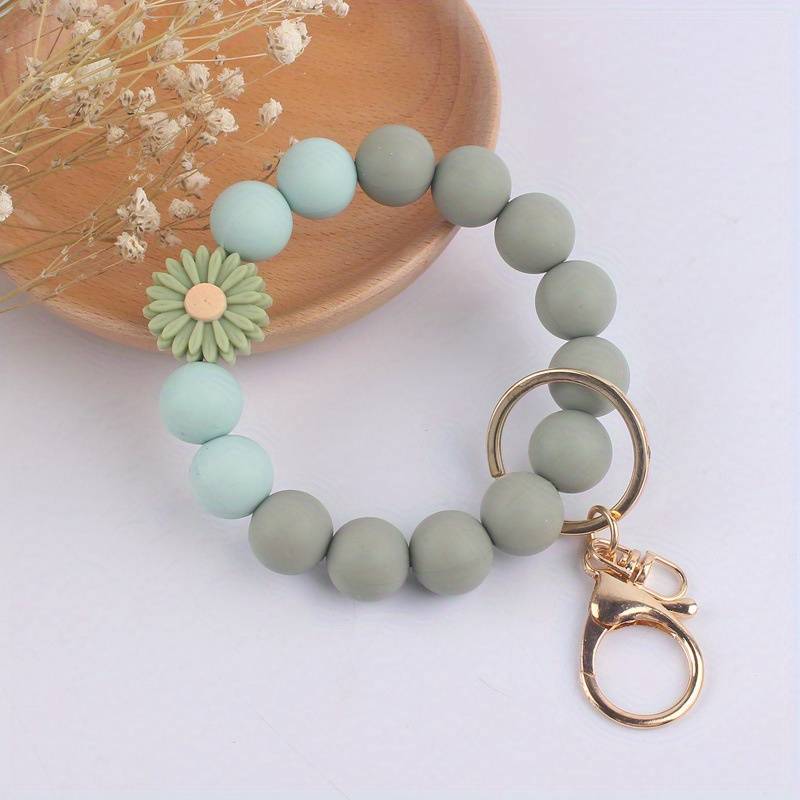 Silicone Beads Key Ring