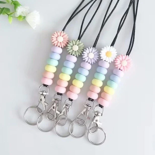 Silicone Beads  Lanyard,