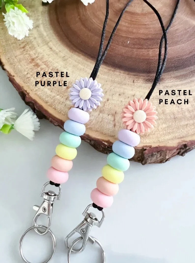 Silicone Beads  Lanyard,