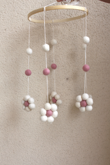 Handmade baby mobile