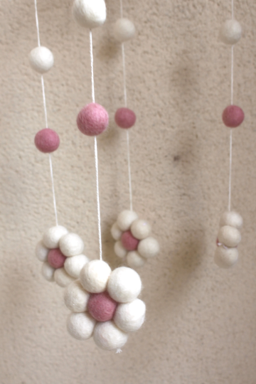 Handmade baby mobile