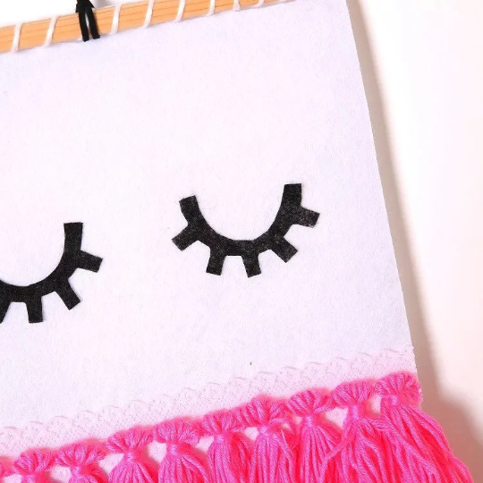 Knitted kids Room Decor /Wall Hanging/Home Decor /Rainbow wall Hanging