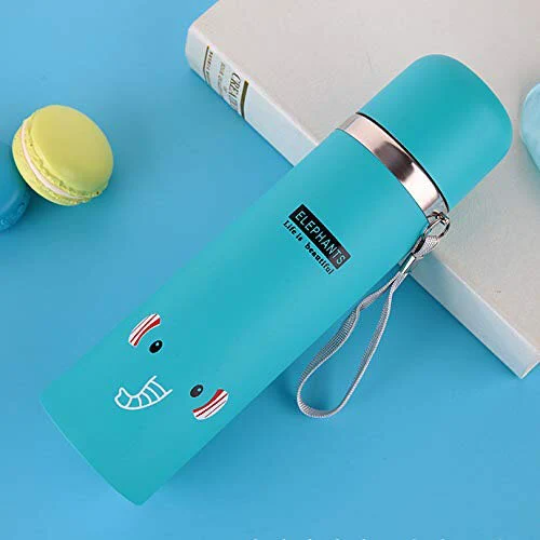 Vacuum Insulated Stainless Steel Water Bottle 500ml, 12 Hours Hot/24 Hours Cold Leakproof Double Walled Bpa Free Reusable Thermo Flask