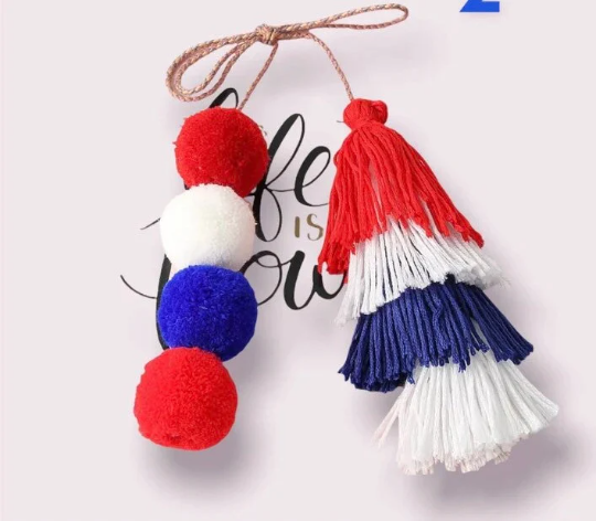Tassels Pom Pom Zipper Charm for Bag