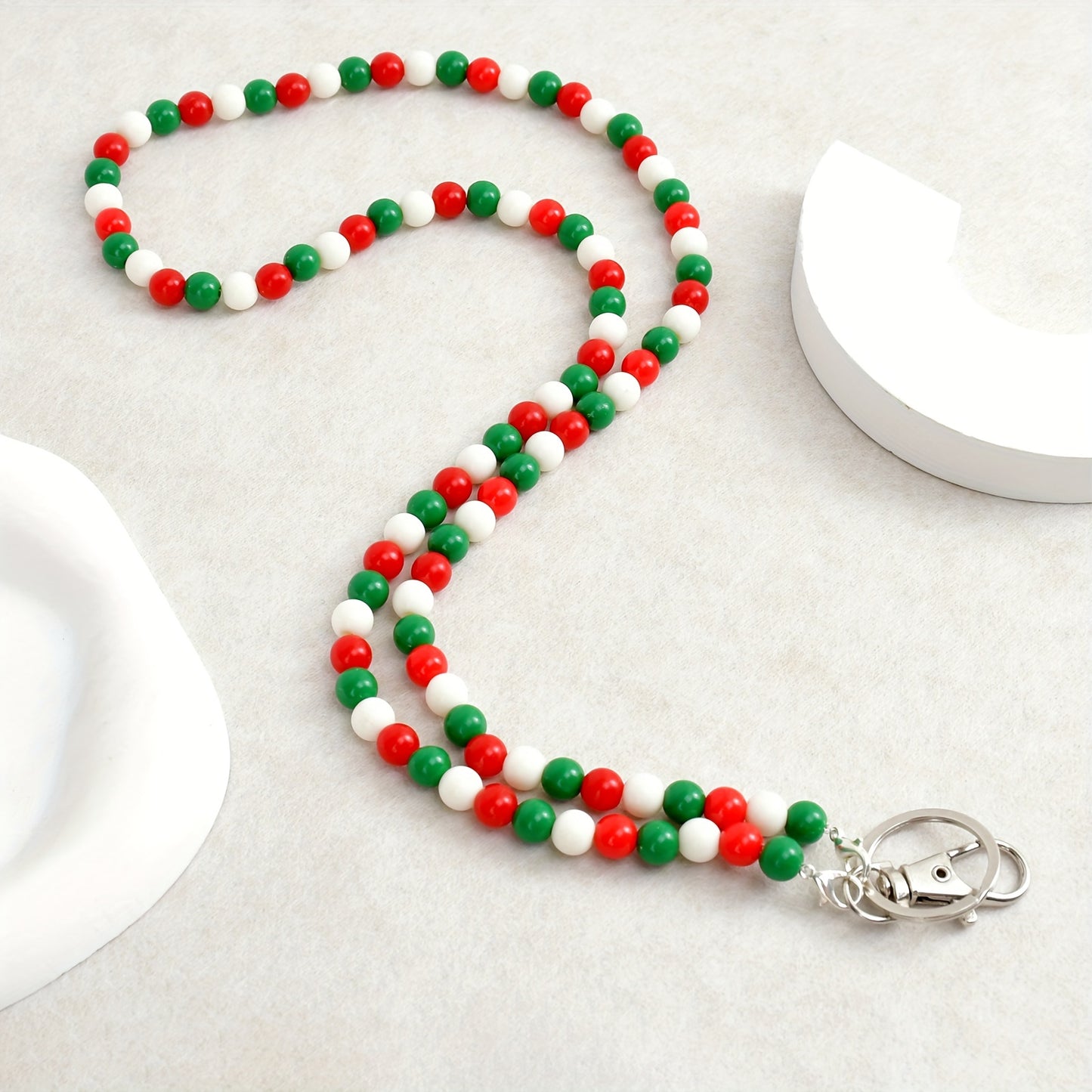 Beaded Lanyard For Women, Beaded Lanyards For ID Badges, Lanyards For Keys, Teacher Lanyard For ID Badges And Keys, Beaded Lanyard For School Student Nurse Gift