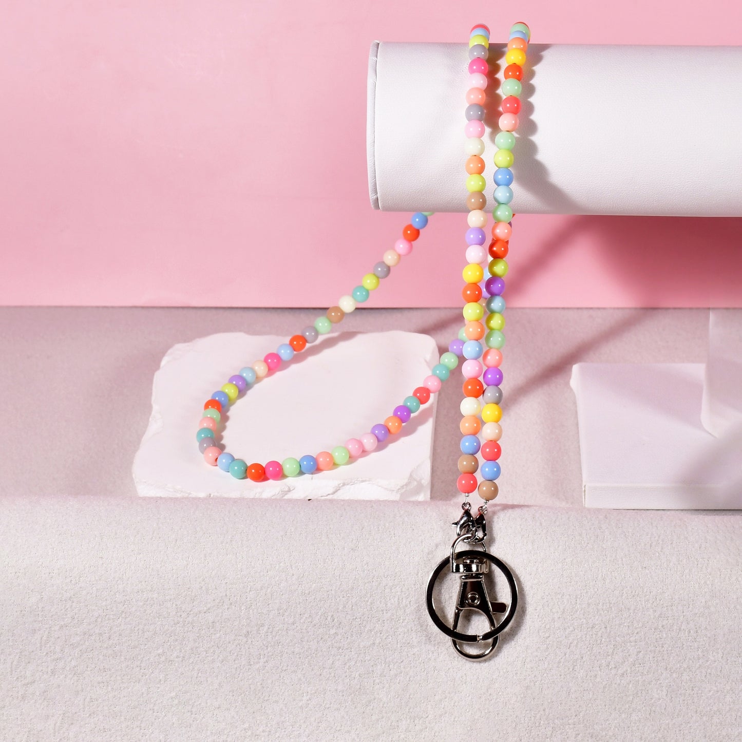 Beaded Lanyards For ID Badges, Beaded Lanyard For Women, Lanyards For Keys, Teacher Lanyard For ID Badges And Keys, Beaded Lanyard For School Student Nurse Gift