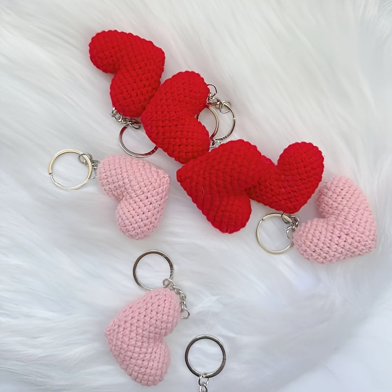 1pc Love Heart Keychain Cute Key Chain Ring Bag Backpack Charm Car Key Pendant Mother's Day Valentine's Day Gift