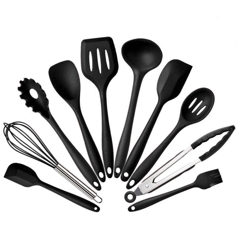 Non-Stick Silicone Kitchenware 10 Piece Set Kitchen Tools  Baking Utensils