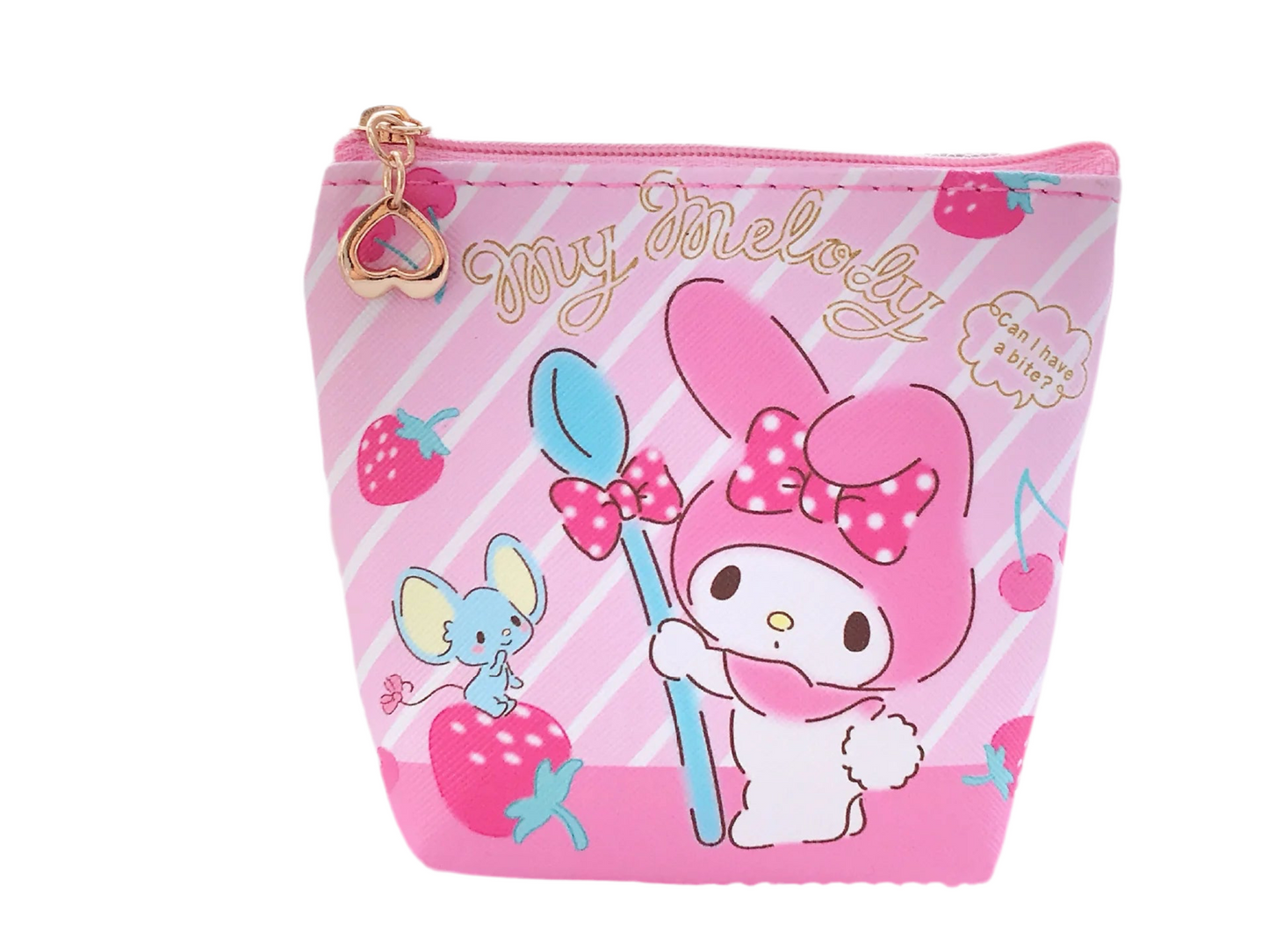 Hemasa Hello Kitty Coin Purse Creative Small Wallet / Pink My Melody Bags /Kid Purses