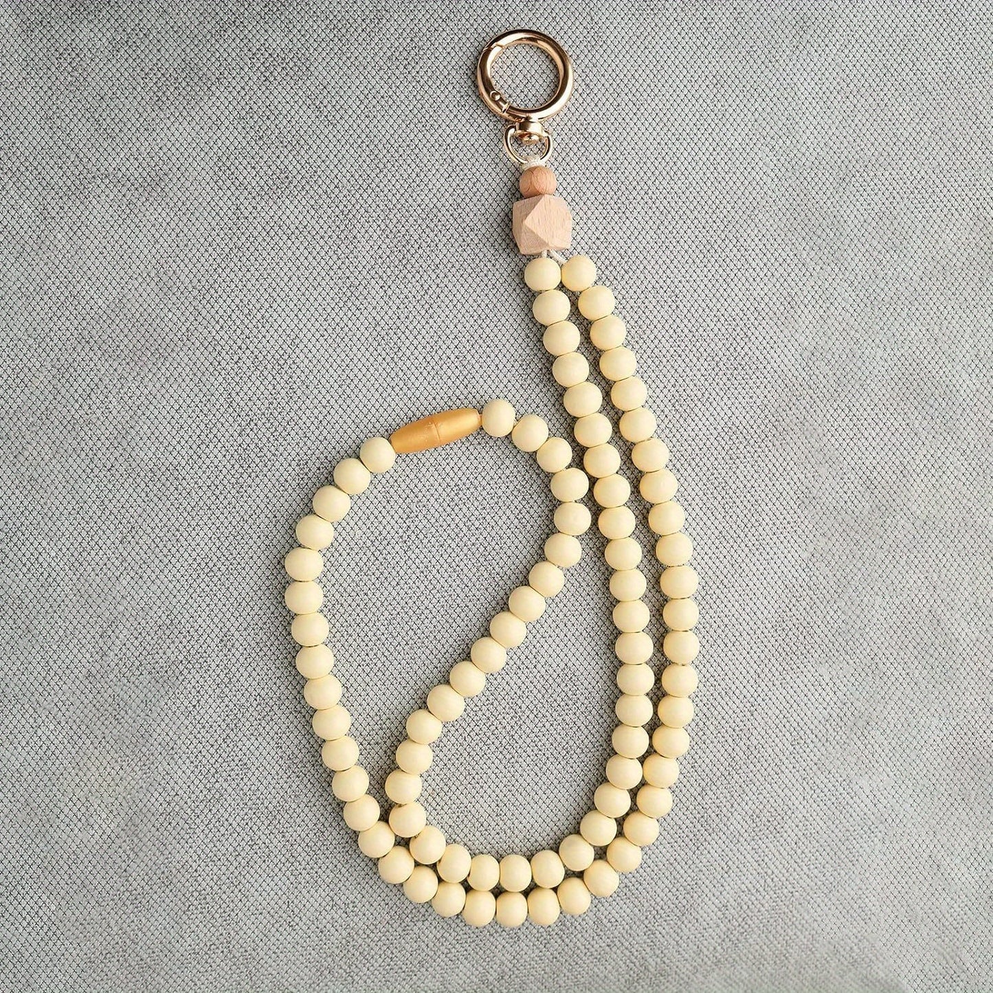 Chic Boho Wooden Bead Lanyard - Versatile Breakaway Necklace For Id Badges, Keys & More - Perfect For Teachers, Nurses & Travel Beaded Lanyards For Id Badges Cute Lanyards For Id Badges
