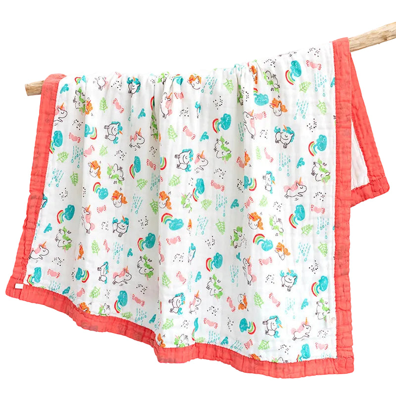 Baby Gauze Bath Cotton  Towel washed children summer cool quilt infant gauze blanket (120 * 150CM)