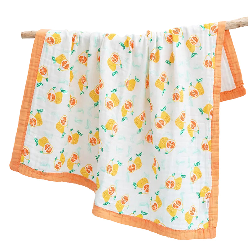 Baby Gauze Bath Cotton  Towel washed children summer cool quilt infant gauze blanket (120 * 150CM)